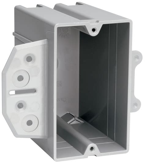 low voltage boxes for metal studs|stud mounted box support.